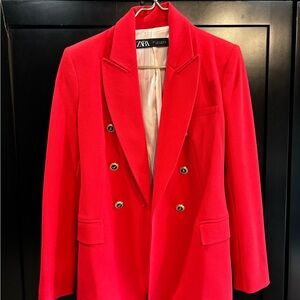 Zara Women's Red Blazer